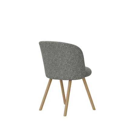 Vitra Mikado stoel eiken frame - Nubia peper en zout