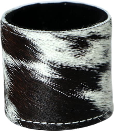 servetring koehuid zwart 5cm