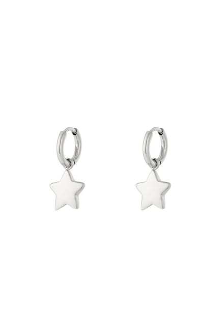 Tiny Star oorbellen Zilver