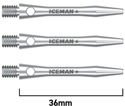 Red Dragon Gerwyn Price - Iceman Silver - Dart Shafts