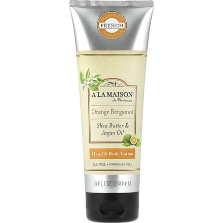 A La Maison de Provence, Lait pour les mains et le corps, Orange Bergamote, 240ml (8 fl oz) beige