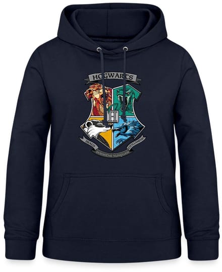 Harry Potter Hogwarts Logo Hoodie Dames