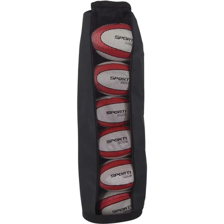 Teamswear (6) Tas Voor Rugbyballen - Zwart | Maat: UNI