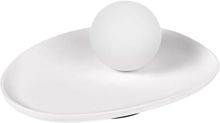 OSRAM Decor Plaster Nest decoratieve tafellamp van gips, met G9-fitting, IP20, wit