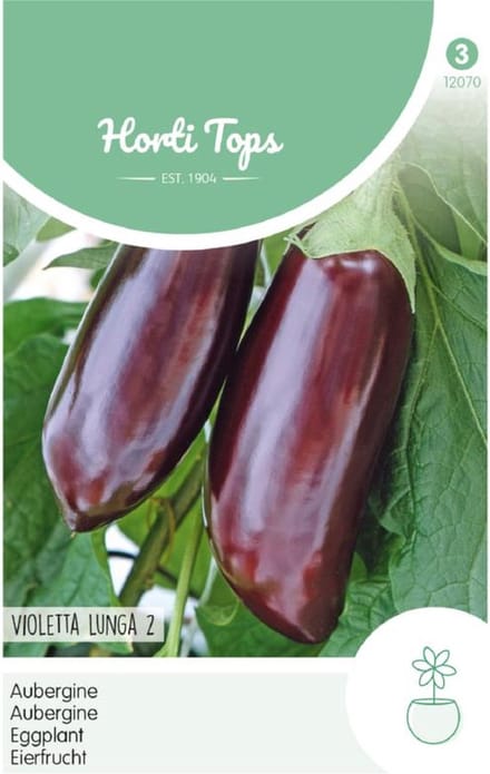 Hortitops Zaden - Aubergine Halflange Violette