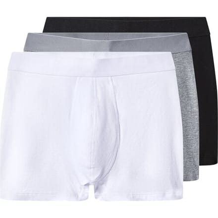 ESMARA MEN Set van 3 heren boxers (Zwart/grijs/wit, M)