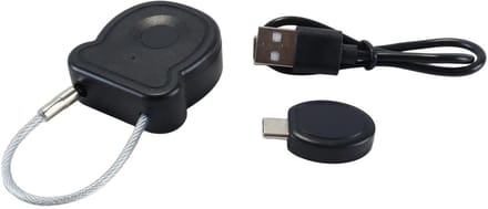 Dailygoods - Type-C Vingerafdruk Hangslot met USB Key