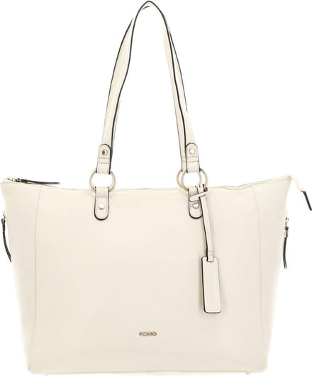 PICARD Schoudertas met laptopvak Java Shopper Cream Beige