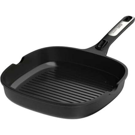 BergHOFF Leo recycled grillpan met afneembare greep- phantom -26cm