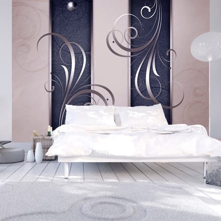 250cm X 175cm - Fotobehang - Gedistingeerd duet, premium print vliesbehang