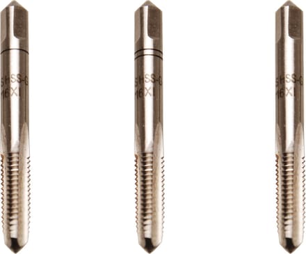 BGS Draadsnijtapset voor-, middel- en nasnijder M6 x 1,0 3 delig