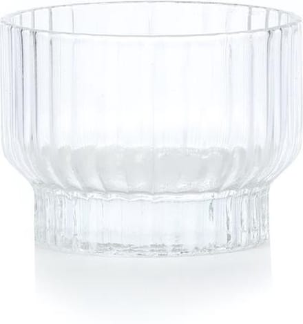 XLBoom Volta Theelicht - in Glas - Transparant - 9 × 9 × 7 cm