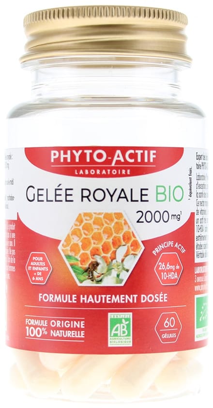 Phyto-Actif Koninginnengelei 2000 mg Bio 60 Capsules