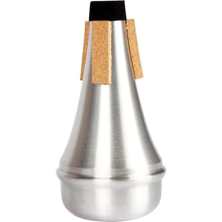 Mini Draagbare Geluiddemper van Aluminiumlegering voor Trompet Instrument Accessoire gray