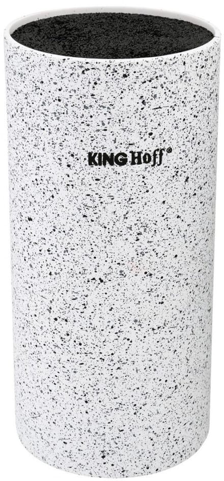Kinghoff - Messenblok - Marmeren Afwerking - 8-inch Vaatwas Veilige Inzet