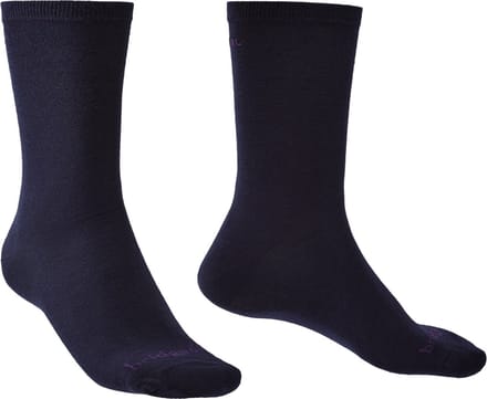 Bridgedale Unisex Wandelsokken Liner 2-pack Navy 36-39