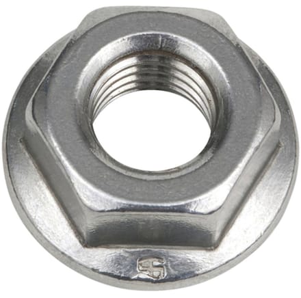 Wurth - DIN 6923 vergelijkbaar A2 RVS blank borgvertanding - Borgtandmoer Roestvast staal A2, blank - x 100 st