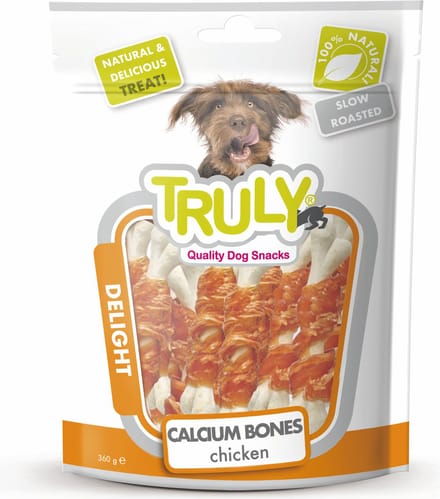 Truly - Calcium Bone Chicken twisted - Hondensnack - Voordeelbundel 5 stuks