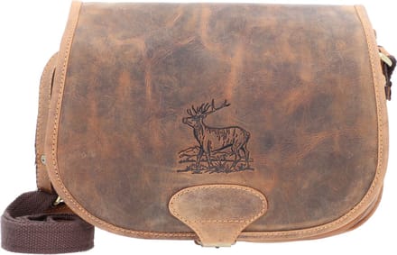 Greenburry Vintage Jachttas Schoudertas Leer 30 cm - Jongens - brown