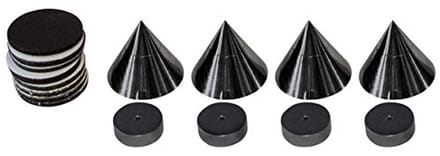 Sub-watt absorber spikes set van 4 voor HiFi-componenten
