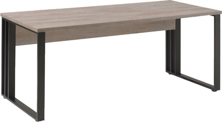 Bureau Erasmus Eiken - Zwart - 160x80cm - Hoogte 73 cm