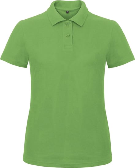 Dames Polo ID.001 Groen merk B&C maat M