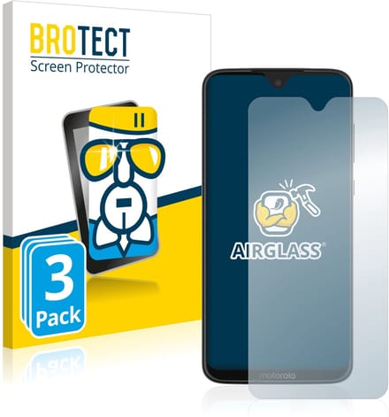 Screenprotector 3 Stuks voor Motorola Moto G7 Plus / G7 Beschermglas transparant