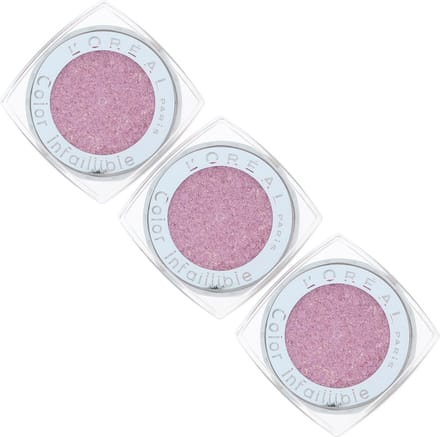 L'Oréal Infallible Oogschaduw - 036 Naughty Strawberry (set van 3)
