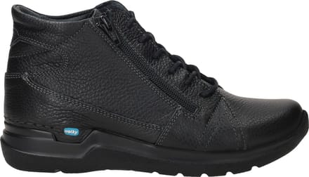 Wolky Why Dames Veterschoen - 0660671-000 Zwart - Maat 38
