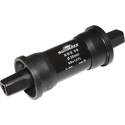 Vierkante trapas met plastic cup Sunrace 127 mm 38 mm