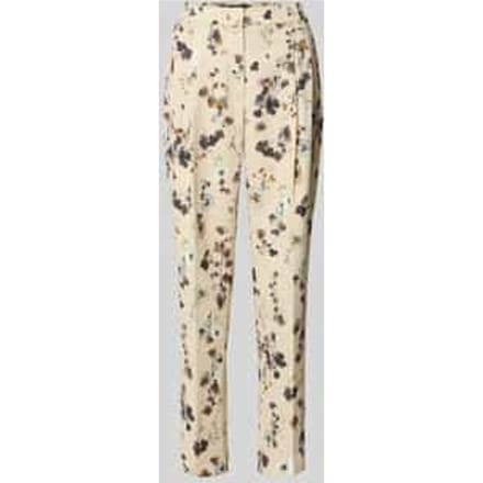 Feminine fit broek in all-over look
