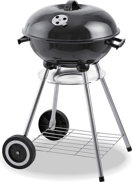 Houtskool Barbecue Metaal op Wielen (78x46cm)
