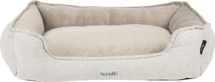 Scruffs Harvard Box Bed - Orthopedische Hondenmand - Memory Foam - XL - Pearl Grey - 90 x 70 cm