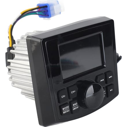 Lecteur MP5 Bluetooth 12V CC Lecteur Audio Marin Multifonctionnel Étanche avec Écran Tactile pour Bateaux Yachts Camping-cars Camions gray
