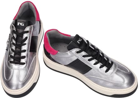 Nero Giardini -Dames - zilver - sneakers - maat 41