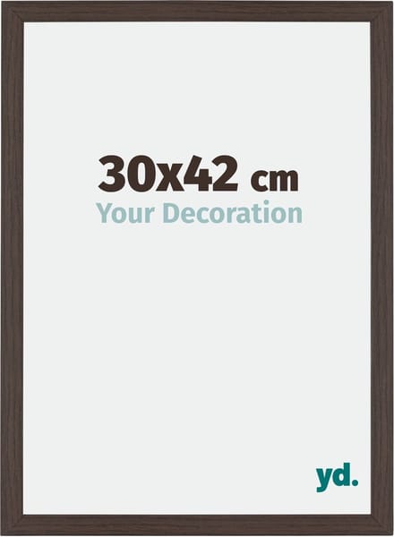 Your Decoration - Fotolijst 30x42 cm - MDF - Eiken Donker - Mura