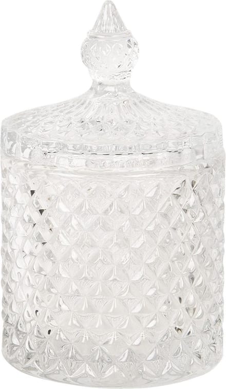 Clayre & Eef Glazen potje Ø 8x13 cm Glas
