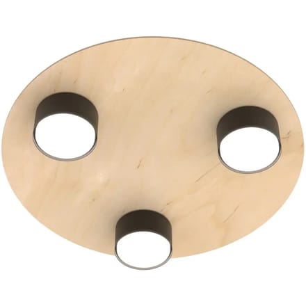 Plafondlamp met 3 lampen Emibig Lighting Pixo