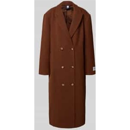 Oversized lange jas met wol