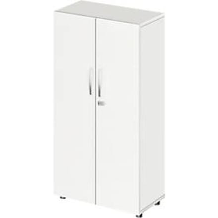 Schäfer Shop Select LOGIN kast, 4 dossierhoogtes, B 800 x D 420 x H 1514 mm, wit/wit