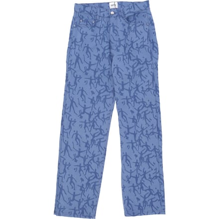 James Allover Pants Blauwe lange herenbroek