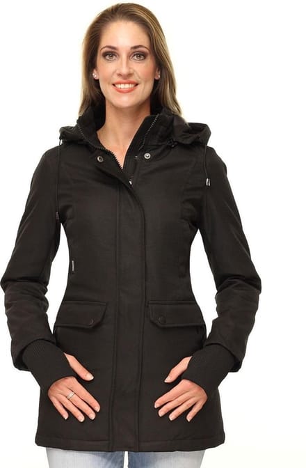 Versano Jessica Dames Slim Fit Winterjas 3XL - Zwart
