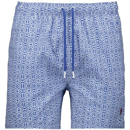 Ragman Swim Short Abstract Fantasy Pattern Royal Blue / male
