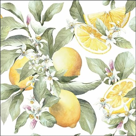Ambiente Servetten Limoni 33x33cm