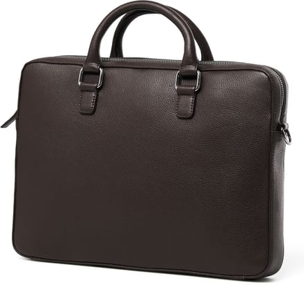 Vancouver | Bruine leren laptoptas