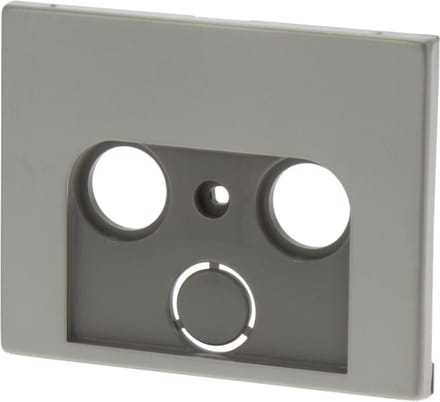 Berker K5 centraalplaat – radio – tv – RVS