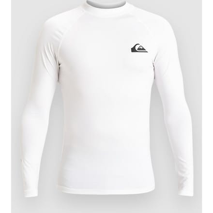 Quiksilver Upf50 Rash Guard Met Lange Mouwen Wit XS Man