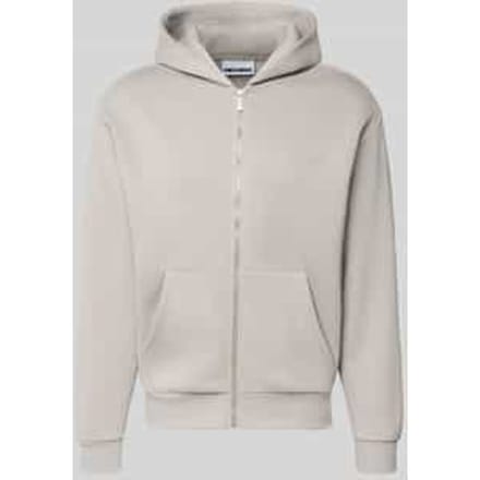 regular fit sweatjack met kangoeroezak