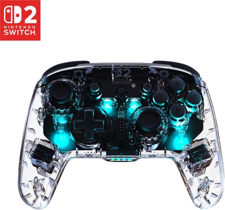 Turtle Beach Afterglow - Clear - Wireless Controller - Nintendo Switch