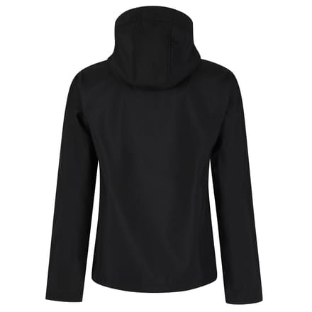 Regatta Heren Venturer 3 Layer Hooded Soft Shell Jacket (Zwart)